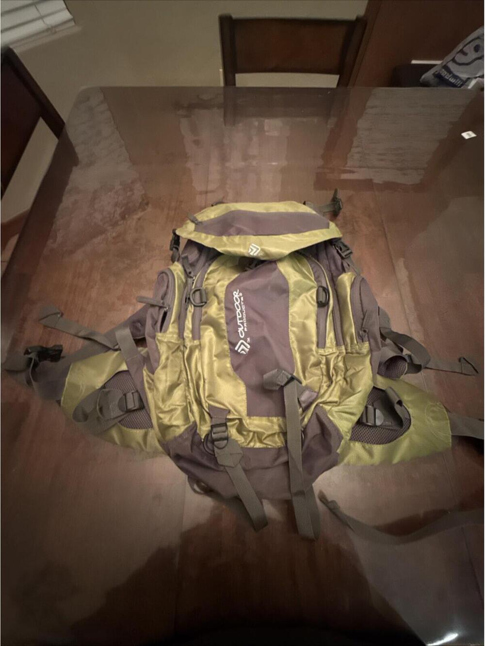 Outdoor Products GAMA 8.0 Backpack Hiking Travel Internal Frame Hip Belt